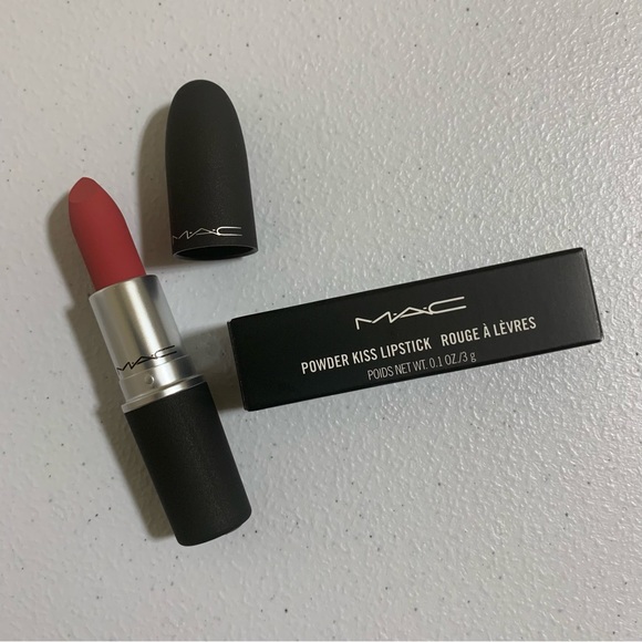 MAC Powder Kiss Lipstick A Little Tamed-NIB - Picture 2 of 4